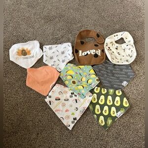 Assorted Baby Bandana Bibs Set